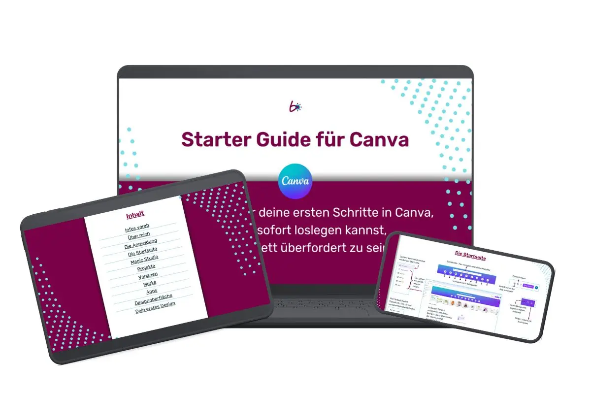 Ansicht Starter Guide für Canva